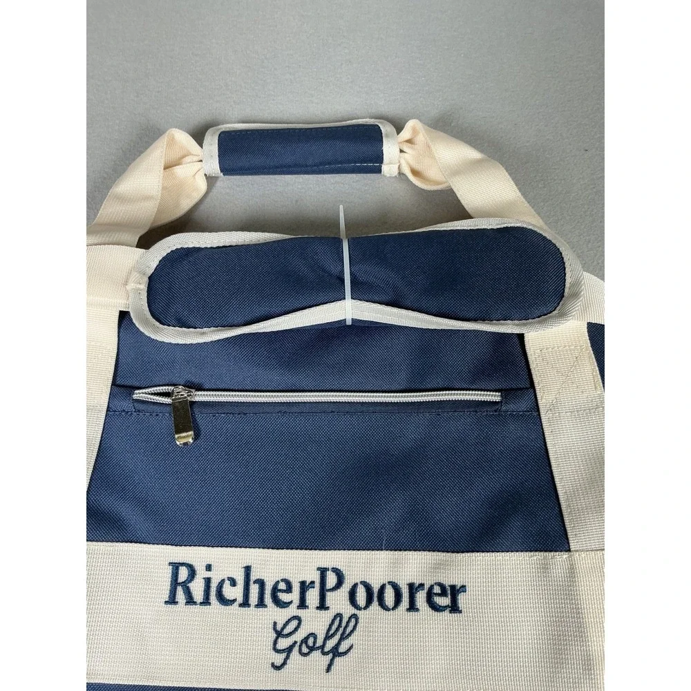 RicherPoorer Golf Navy Duffle Bag Weekender Travel Gym Bag NWT